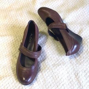 Alldo size 39 (8) Brown Leather Shoe